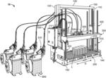 STRAPPING MACHINE WITH IMPROVED EDGE-PROTECTOR-POSITIONER