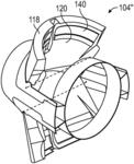 THRUST REVERSER WITH CONTINUOUS CURVED SURFACE