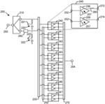 INTEGRATED MULTIPLE-PATH POWER AMPLIFIER WITH INTERDIGITATED TRANSISTORS