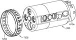 Fluid distribution device for a multiple viewing elements endoscope