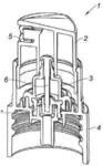 Pump for cosmetic product vial, sealed under low-pressure conditions