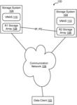 Method and apparatus for defining local failure using storage group containers