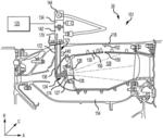 Sensor arrangement for measuring gas turbine combustor temperatures