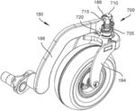 Apparatus for Spring Centered Caster Wheel