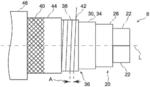 Monitoring system, safety cable and tube for such a system, and method for operating a monitoring system