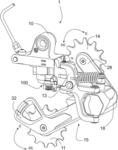 BICYCLE REAR DERAILLEUR DEVICE