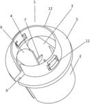 Nonmetallic push-in connector