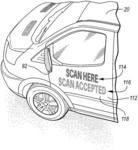 Autonomous delivery vehicle with exterior scanning system