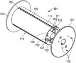 Apparatus and method for packaging wire or cable in a barrel or drum container