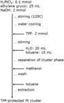 COMPOSITIONS COMPRISING PLATINUM NANOPARTICLE CLUSTERS WITH IMPROVED THERMOSTABILITY