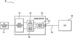 Electronic system having power adapter for wired and wireless charging