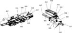 Vehicle roof, comprising a roller blind assembly having bearing units for a roller blind web