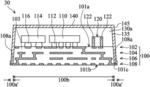 Semiconductor package including EMI shielding structure and method for forming the same