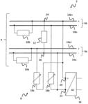 Circuit arrangement for a model car racing track