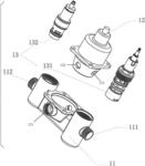 Waterway switch switching valve and its switching method and a waterway switch valve for a bathtub