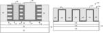 Castellated superjunction transistors