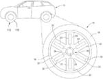 Selectable tire pressure system in-wheel