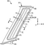 Damped airfoil for a gas turbine engine