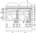 Semiconductor image sensors having upper and lower transparent electrodes therein