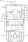 COMBINED COOLING AND WATER BRAKING SYSTEM FOR A VEHICLE, AND A METHOD FOR COOLING A PROPULSION DEVICE OF A VEHICLE AND WATER BRAKING A PAIR OF WHEELS OF A VEHICLE