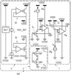 Compensation device for compensating PVT variations of an analog and/or digital circuit