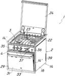 Gas cooker and method of operation of such gas cooker