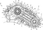 Vehicle drivetrain component having an internal vent relocation tube for venting a housing of the vehicle drivetrain component