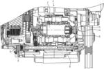 Gear-changing apparatus for actuating a manual gearbox of a motorcycle for carrying out a gear change with the clutch engaged