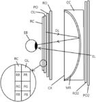 Eye glasses-type transparent display using mirror