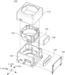 Apparatus and method controlling position of camera module with a single coil