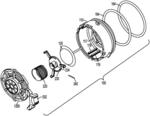 Serviceable cartridge assembly for respirator exhalation unit