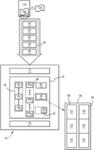 Programmable logic circuit for controlling an electrical facility, in particular a nuclear facility, associated control device and method