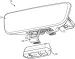 Interior rearview mirror with GDO module