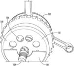 Engine counterbalanced by unbalanced crankshaft mounted accessory