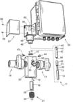 Wear resistant streaming current measurement flow cell with piston centering