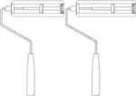 Adjustable roller assembly for standard covers