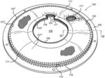 BURNER COVER INSULATION DEVICE FOR A BOILER AND METHOD FOR MANUFACTURING SUCH A DEVICE