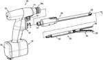 Handheld surgical handle assembly, surgical adapters for use between surgical handle assembly and surgical end effectors, and methods of use