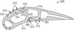 Airfoil having improved throughflow cooling scheme and damage resistance