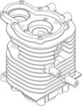 Cylinder block for engine