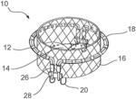 DEVICE FOR IMPLANTING A PROSTHESIS FOR A HEART VALVE AND ASSEMBLY PROCEDURE