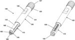 Drug delivery device with front loading feature