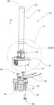 Cooking Apparatus Light with Form Locking Light Conductor Rod