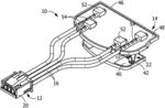 ELECTRICAL CONNECTOR AND WIRE HARNESS ASSEMBLY WITH COMPRESSION CONTACTS