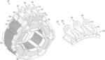 Stator assembly for a brushless motor in a power tool