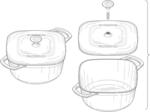 Cookware pot with lid