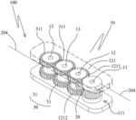 SCROLL SPRING OF SCROLLING DEVICE FOR CURTAIN ASSEMBLY