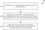 Sound quality prediction and interface to facilitate high-quality voice recordings