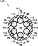 Vascular cooling system for electrical conductors