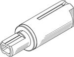 Rotary damper for hinges